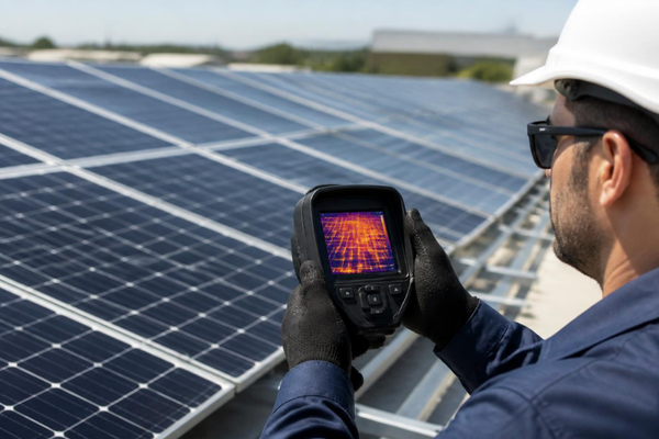 Hotspots em Módulos Fotovoltaicos: Causas, Detecção e Riscos Operacionais